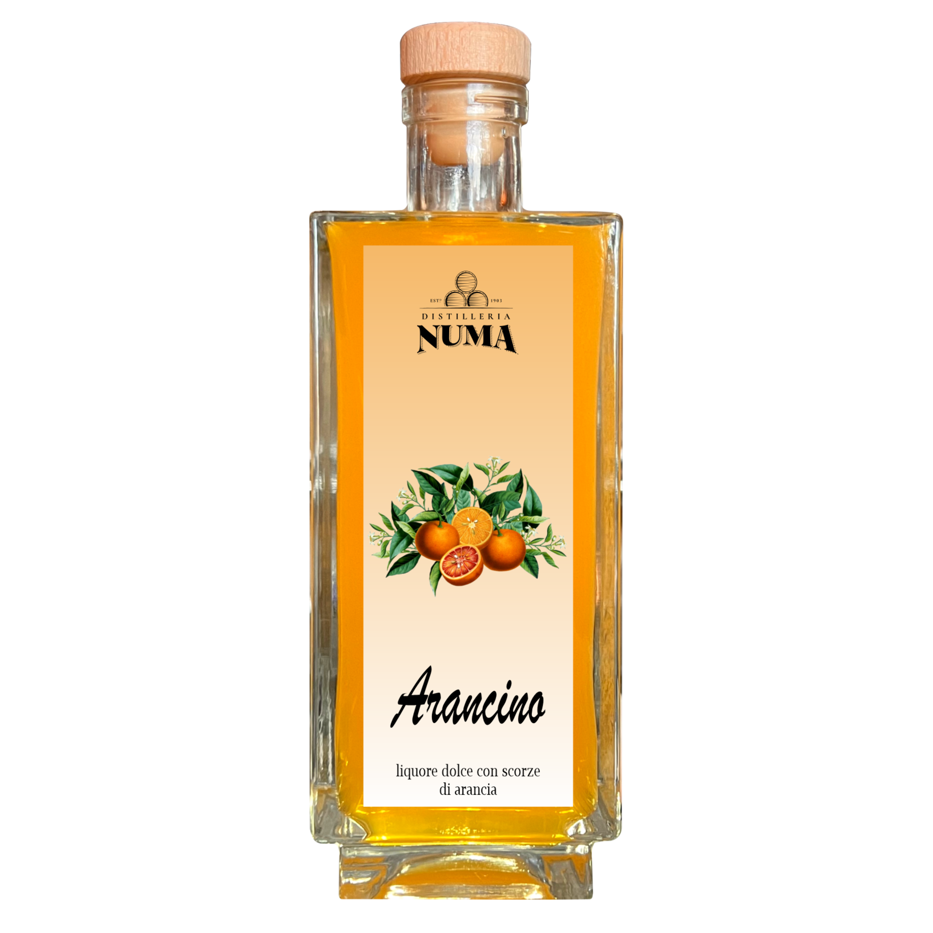 SWEET ORANGE LIQUEUR MADE IN VALLE DEL MARTA
