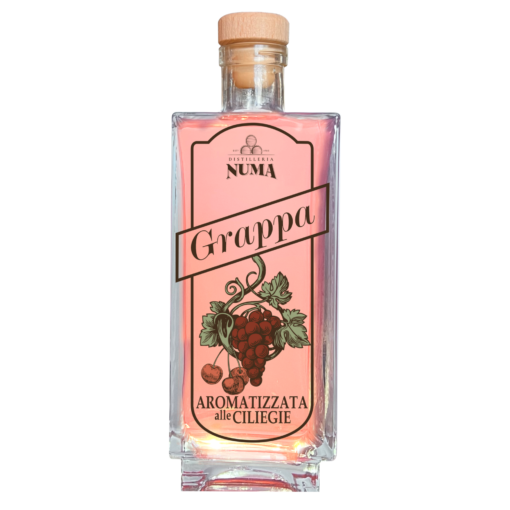 the cherry-flavoured grappa from NUMA Distillery in Lazio