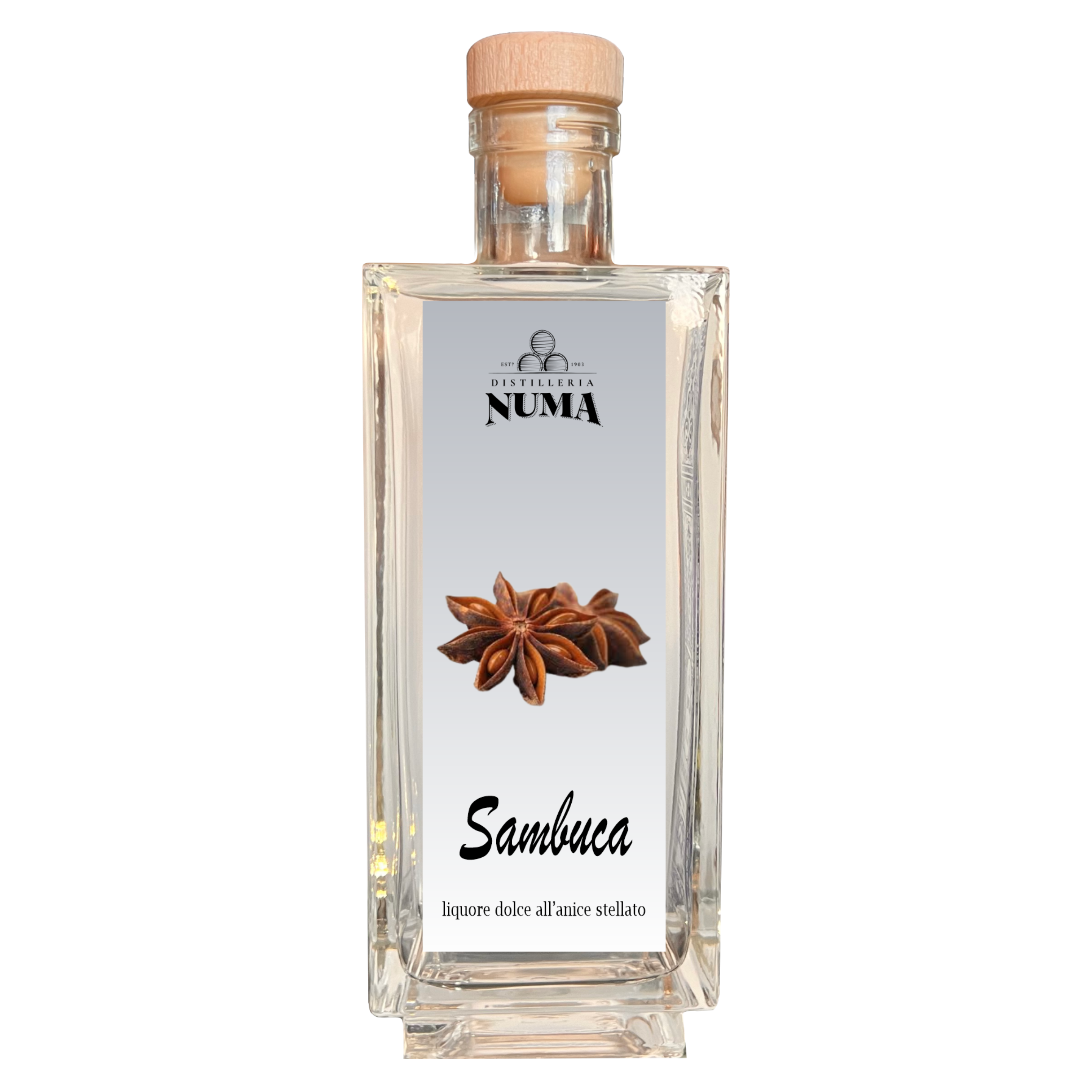 SWEET LIQUEUR AT ANICE DISTILLERY NUMA IN LAZIO
