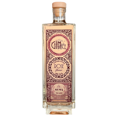 Gin rose flavour made in valledelmarta