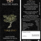 etichetta olio extravergine di oliva Tarquinio